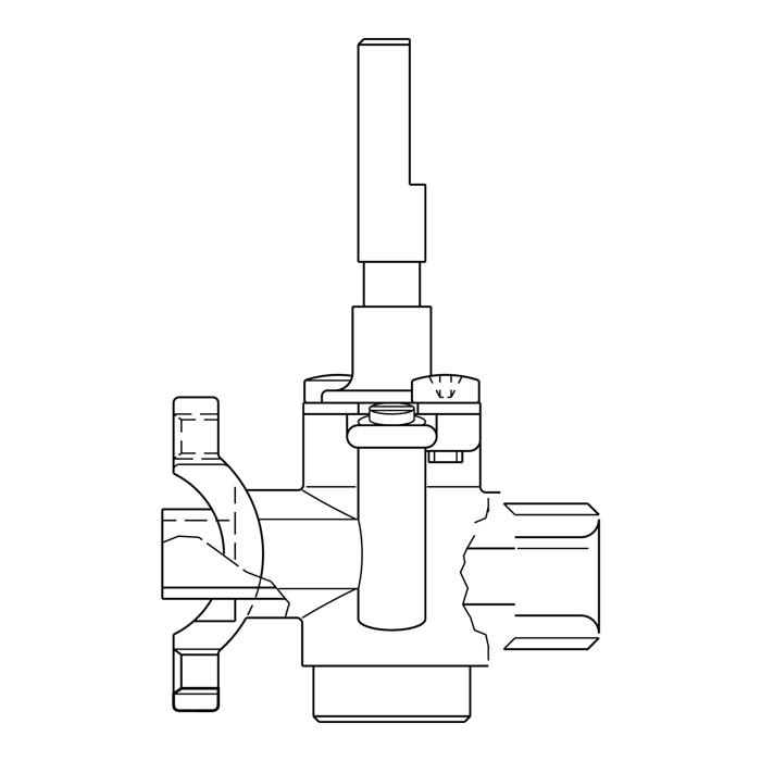 Cooker Hob Medium Burner Cock
