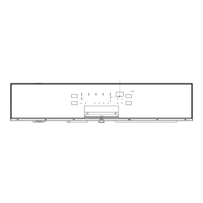 control panel, white, Electrolux, EDW1850, [593mm]