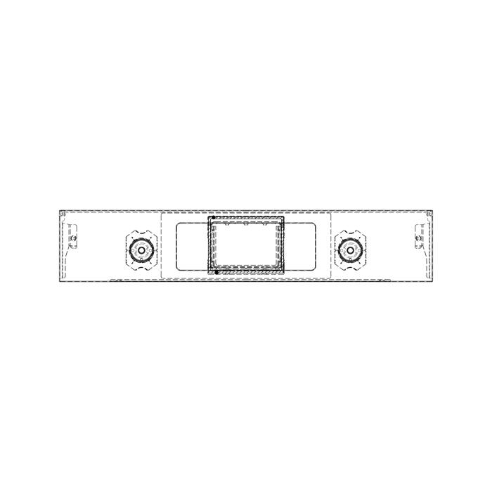 control panel,black,60cm, Hexagon, 2K