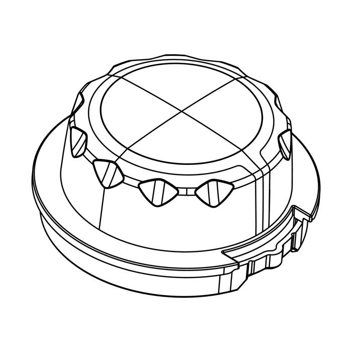 bouton, alimentation, gris