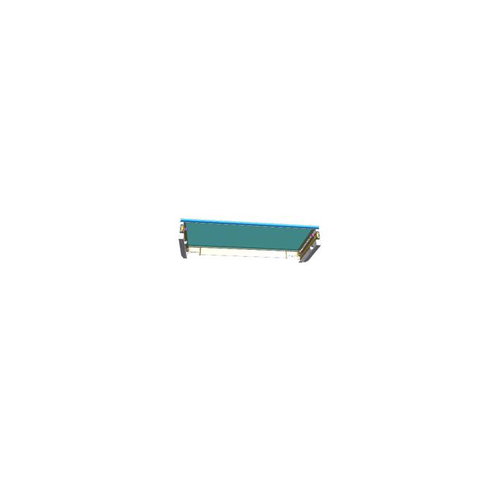 glass panel assembly, with, guidance rail, Deli,Elux,576.6x305m