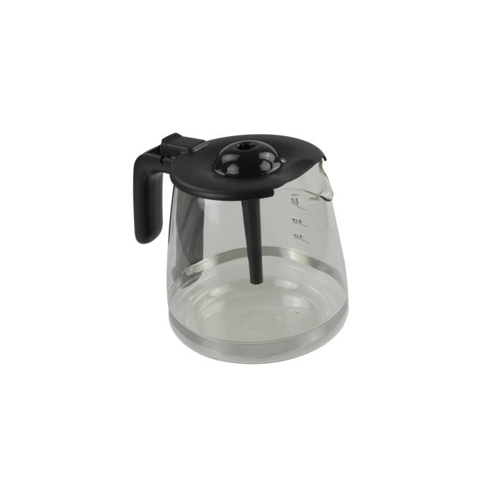 cafetière en verre avec couvercle