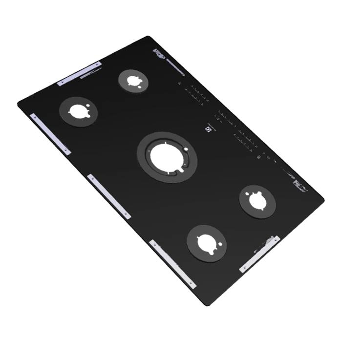 work top, black, AEG, 750x510mm