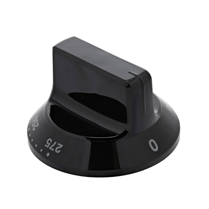 knob, thermostat, black, 0-275°C