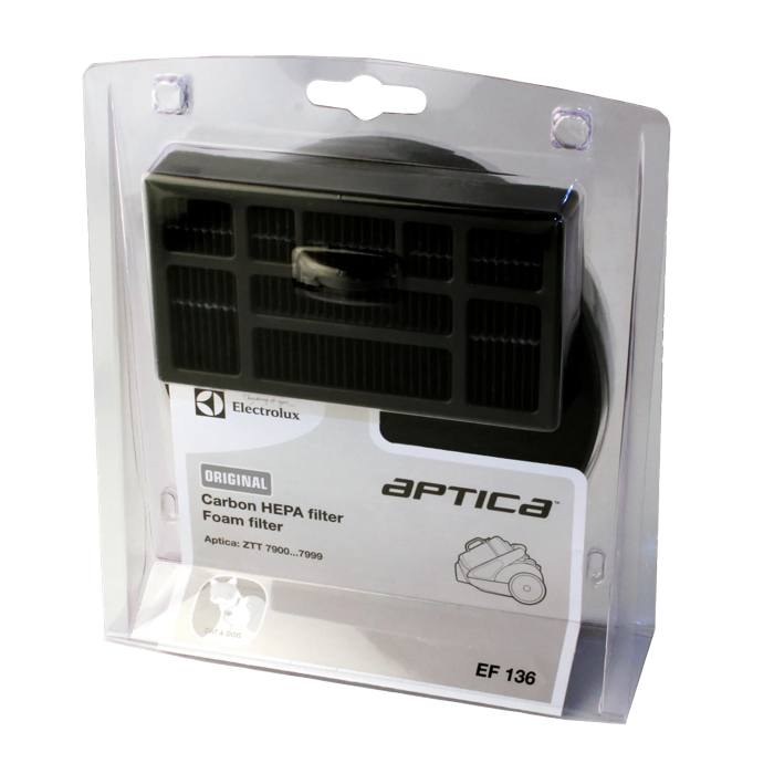 EF136 Pack de Filtres pour Aspirateur Aptica