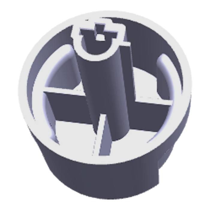 knob, grill, black