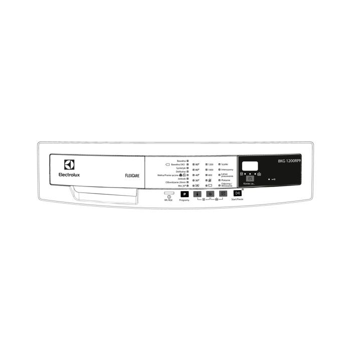 control panel,Handle,Electrolux,EWFR1284BR,PL