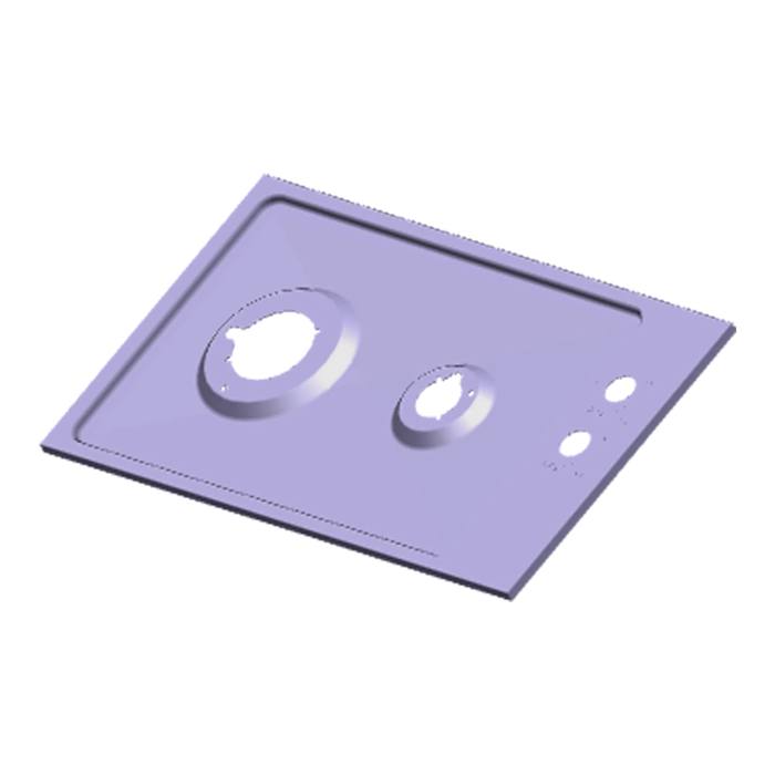 work top, inox, Zanussi, 290x510mm