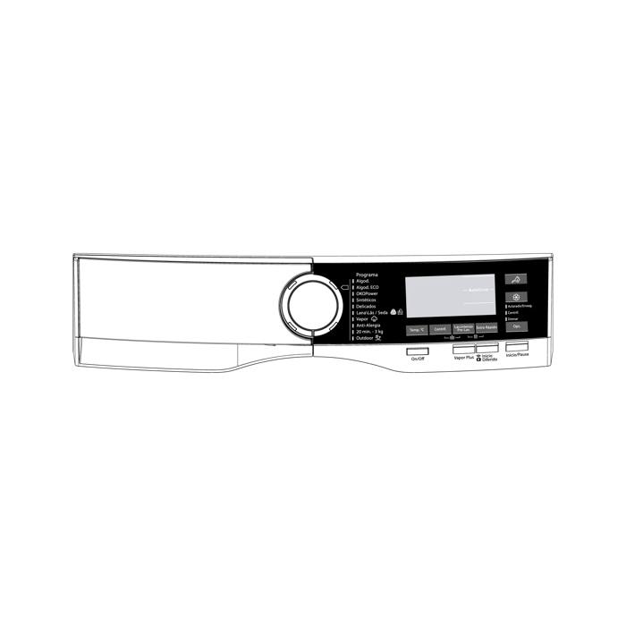 control panel, white