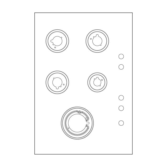 ARBEITSPLATTE,INOX,ZANUSSI,745