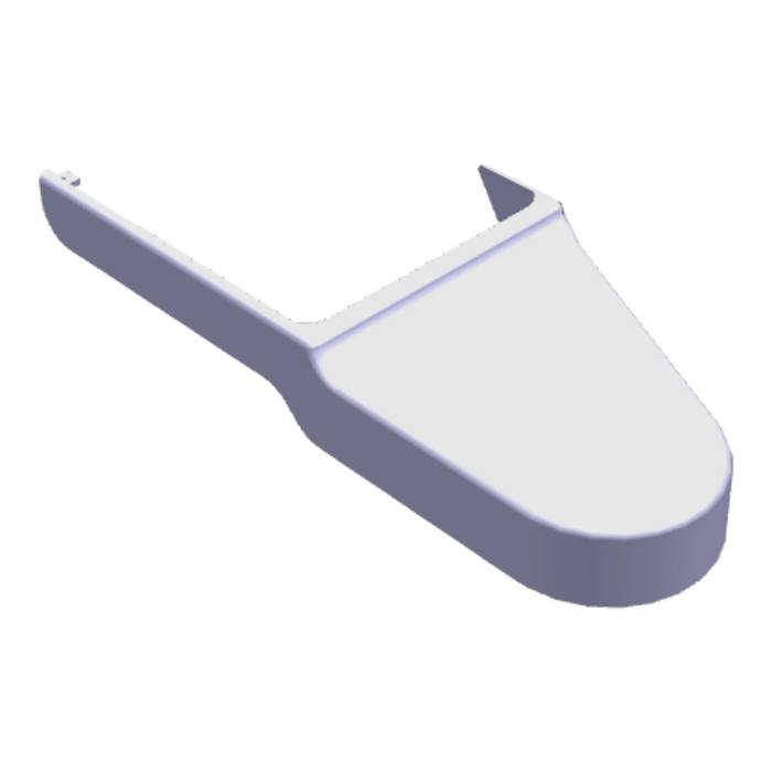 hinge cover, left, foot, DG