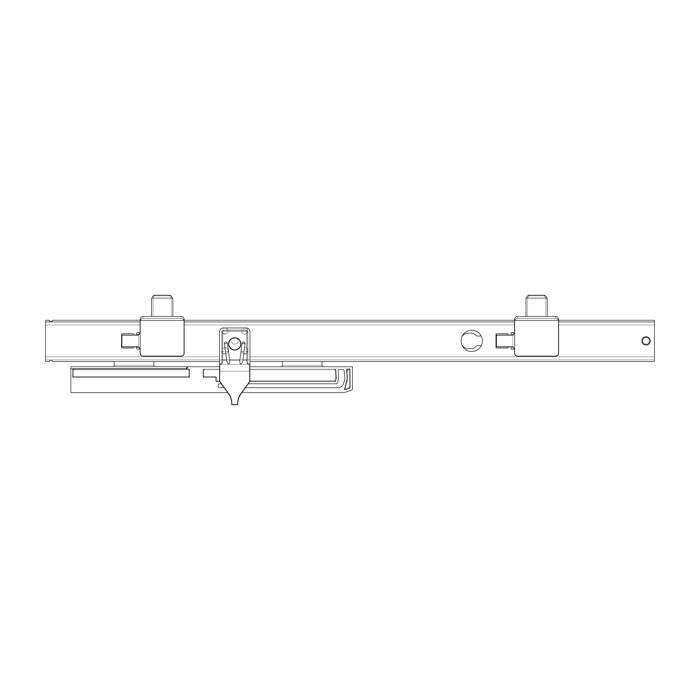 geleidingsrail, set, rechts, L=350mm