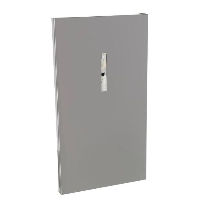 porta frigorifero, assieme, inox, 1116x595mm