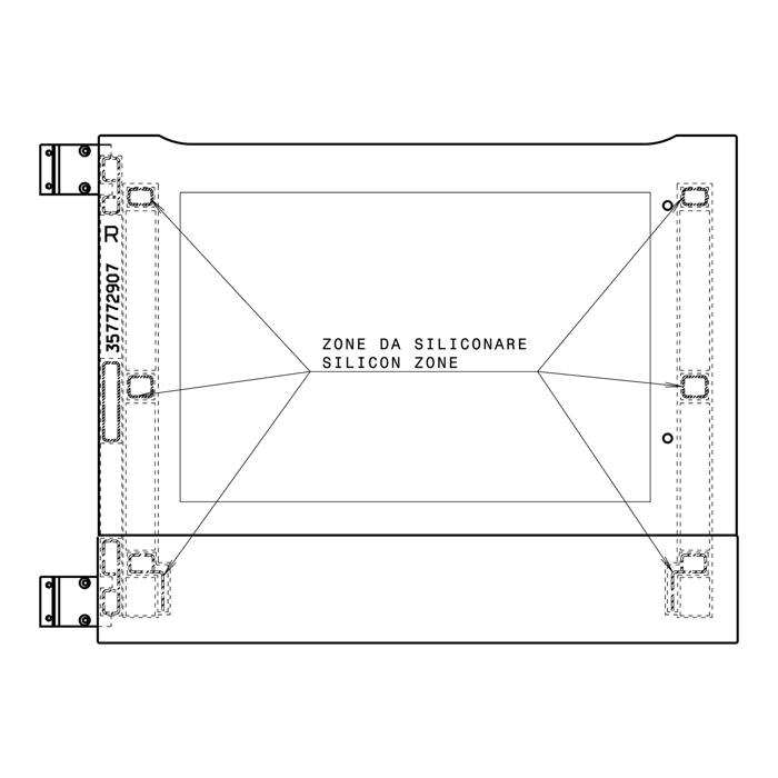 Door Glass Assembly - 592X470mm