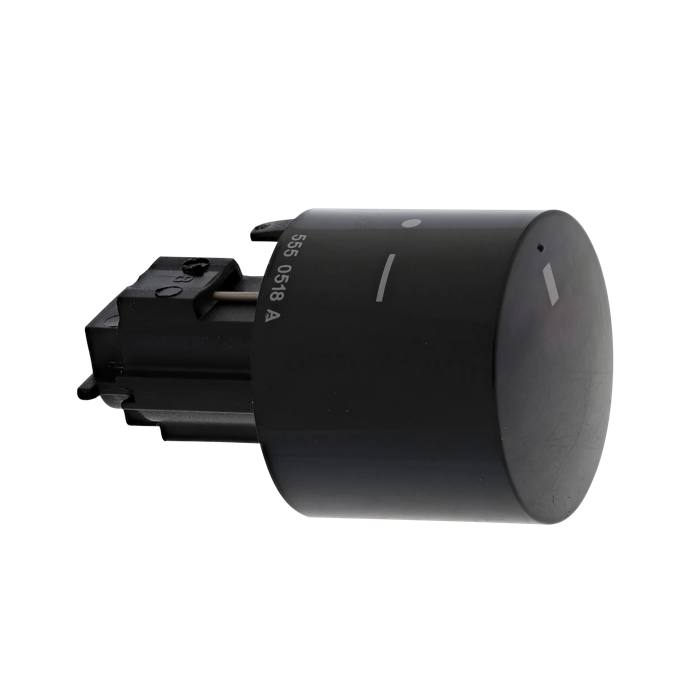 bouton, thermostat, noir