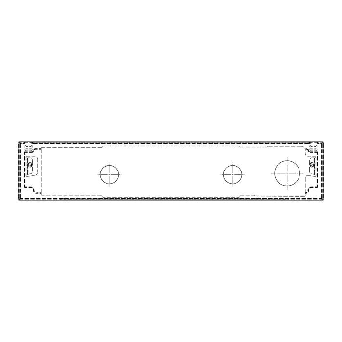control panel,black,60cm,LUX,2K