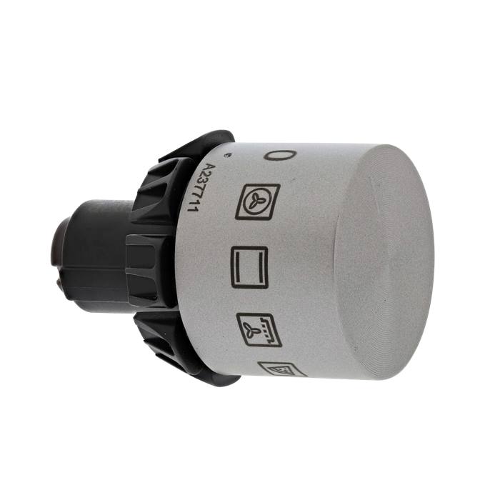 knob, function, grey, 10+0