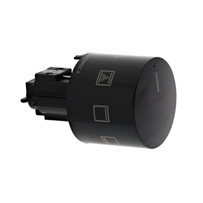 knob, function, black, 7+0