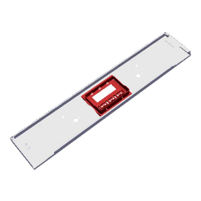 BEDIENBLENDE,INOX,60CM, SET, 2