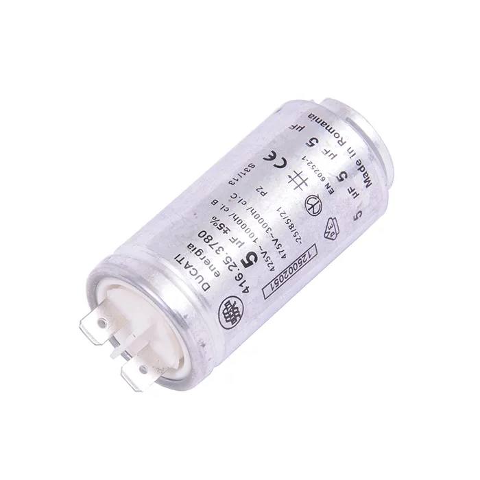 Condensador de 5 mF para motor de secadora de tambor
