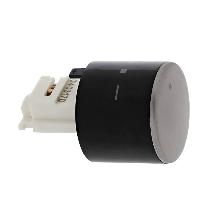 knob, selector, black