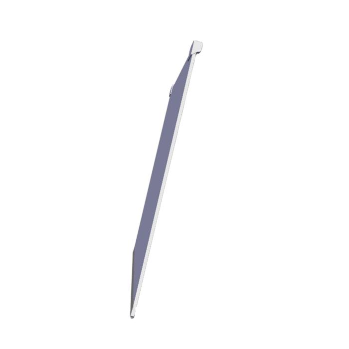 hylla glas-, sats, stopp, 405x280mm