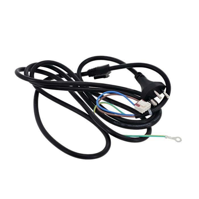 power cable,black,2m, swiss plug