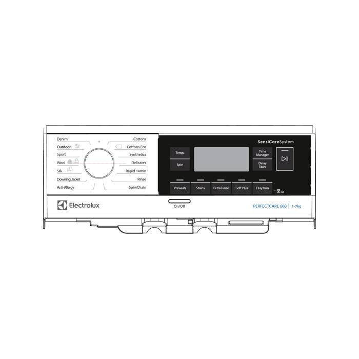 panel holder,white,Electrolux,EN