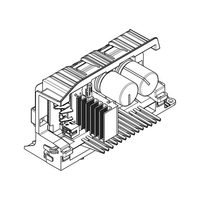 inverter, scheda elettronica, assieme, EMC18,800W,HA,TL,PM