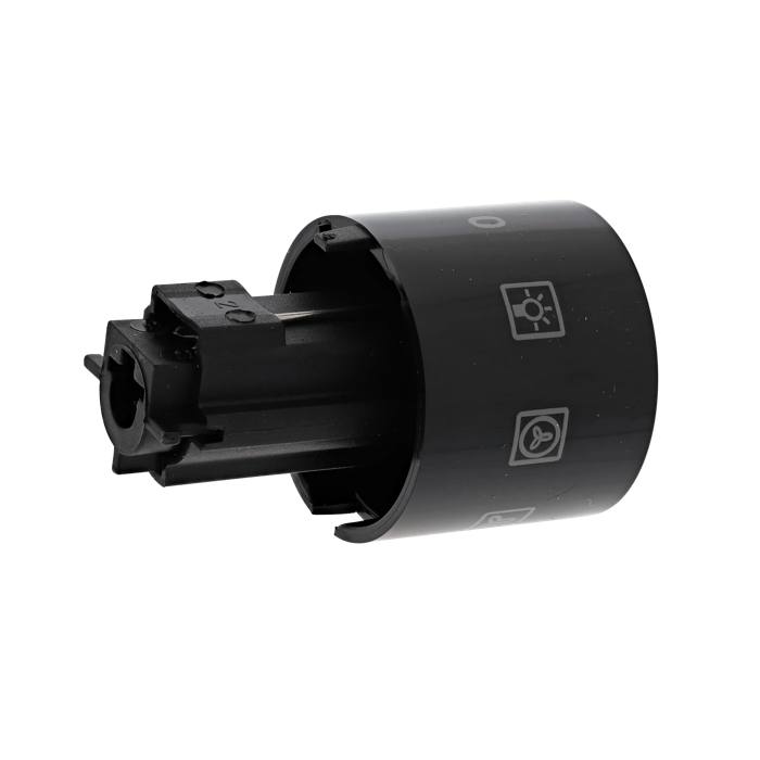 knob, function, black, 7+0