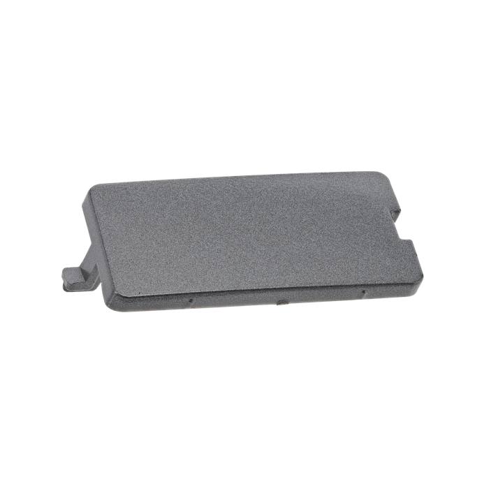 cap, front panel, silver