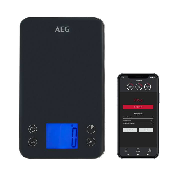 Bluetooth Connected Kitchen Scale with 5kg max
