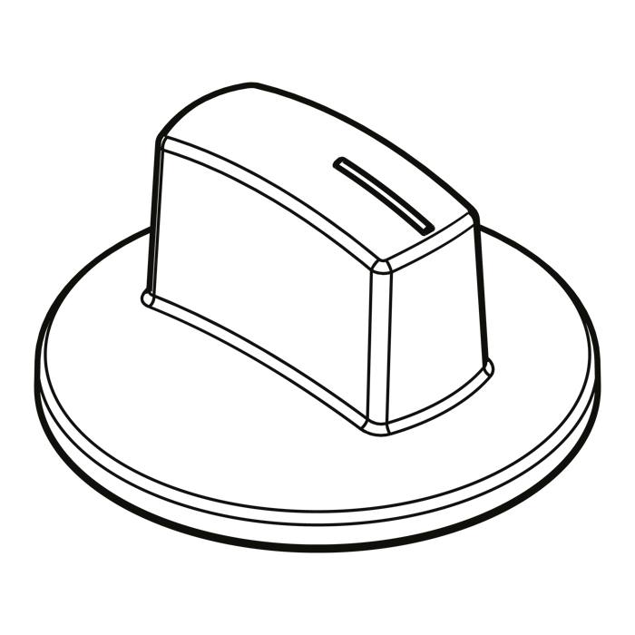 Hob Energy Regulator Control Knob