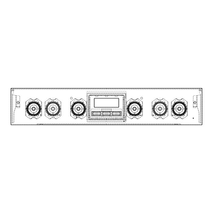 control panel, inox, 60cm,SET,6K