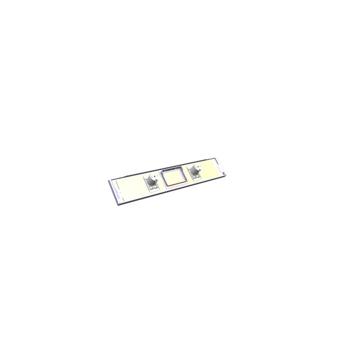 BEDIENBLENDE,INOX,60CM, HEXAGO