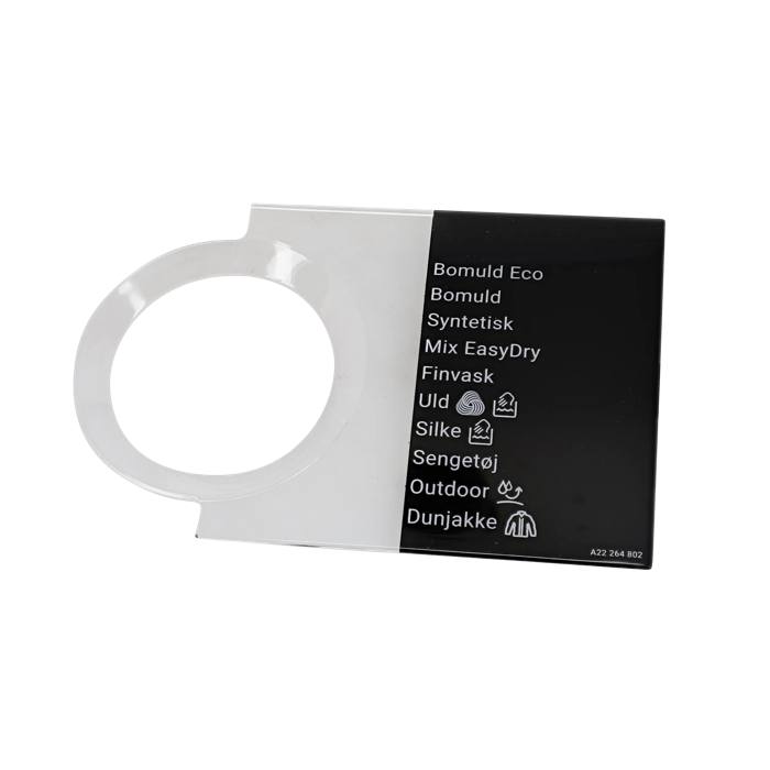 programme plate,knob,adhesive,DA