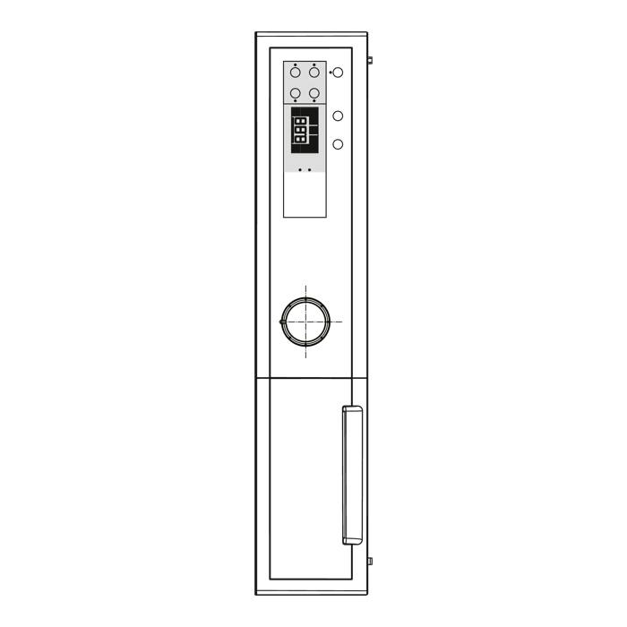 control panel,silver,Electrolux,PL