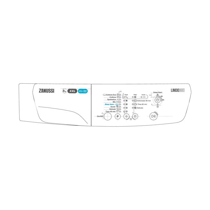 kontrolpanel, håndtag, Zanussi