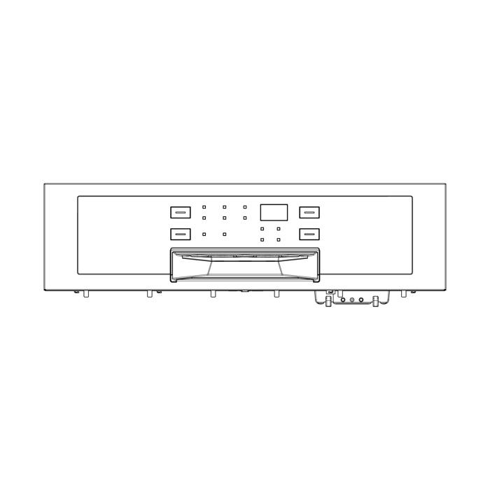 panel obslugi,nierdzewny,Electrolux,ESI4620RAX