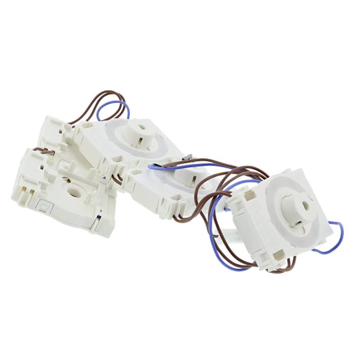 Drucktaste mit LED für Herde (komplett)