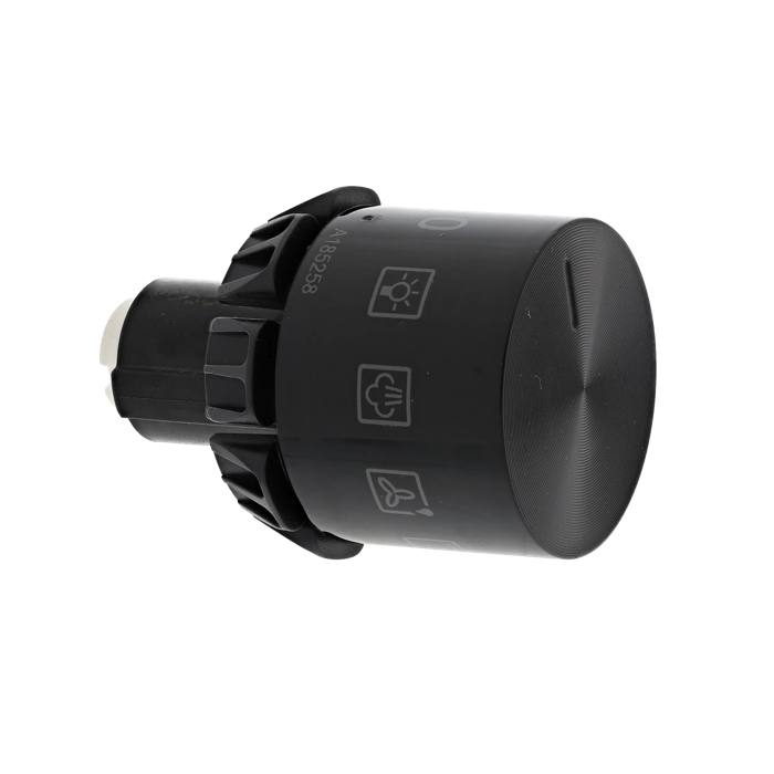 knob, function, black, 9+0
