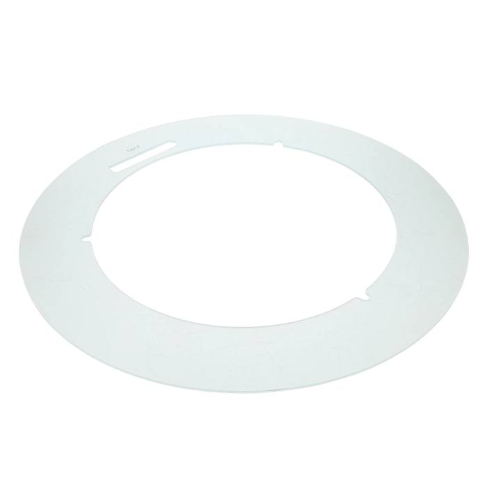 glass panel, round