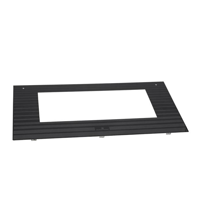 front glass, black, Kelvinator,894x463mm