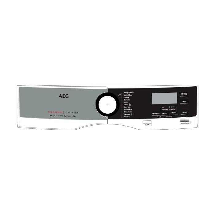control panel, white, AEG