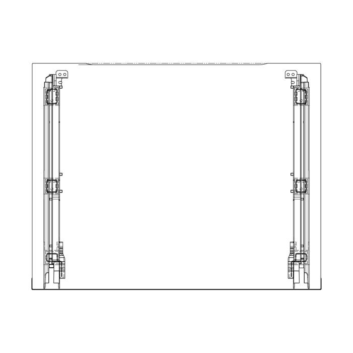 Monteringssats till glaslucka - 594x466mm
