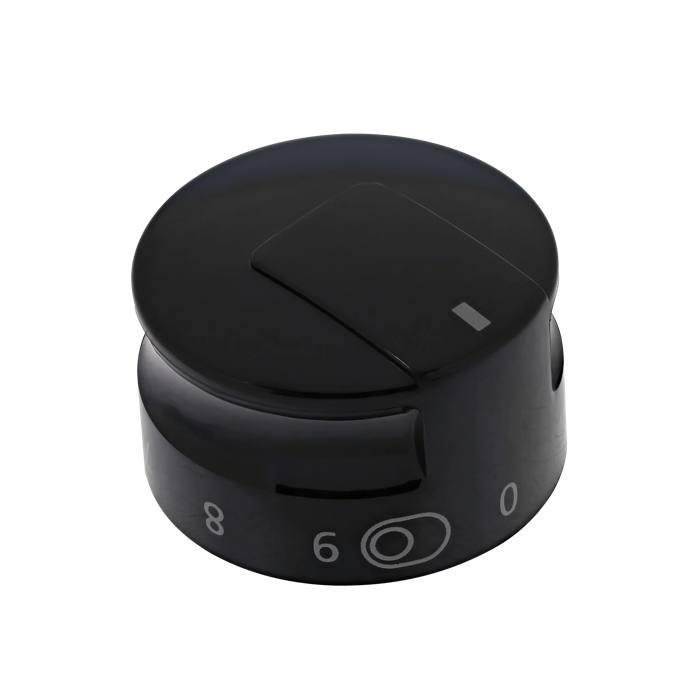 manopola, regolatore di energia doppio, nero, 9+0