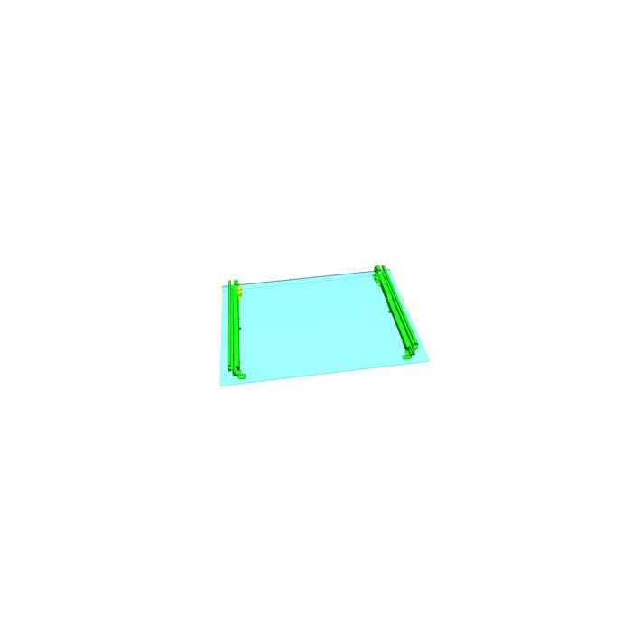Luukun lasiosa - 596x465mm