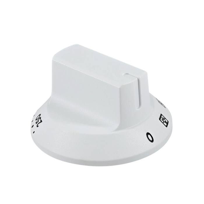 knob, thermostat, white, 0-250°C, 2+0,MO