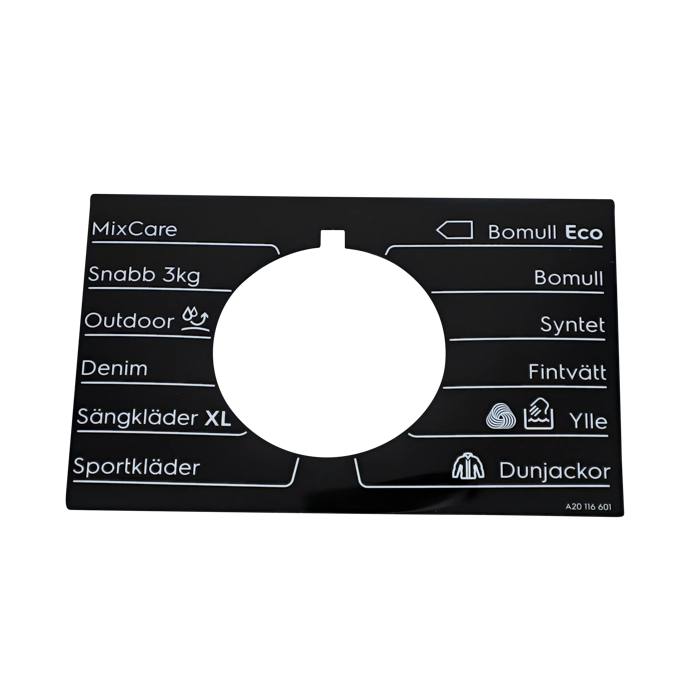 programme plate,knob,adhesive,SV