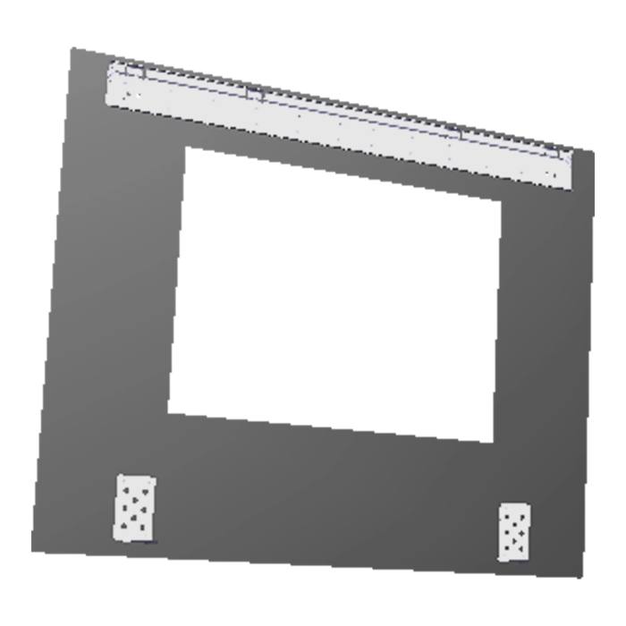 Door Glass Assembly - 594X463mm